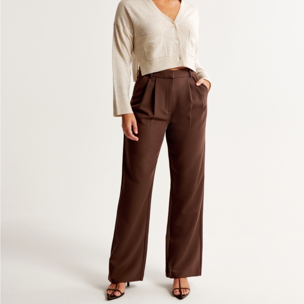 Curve Love A&F Sloane Tailored Pant